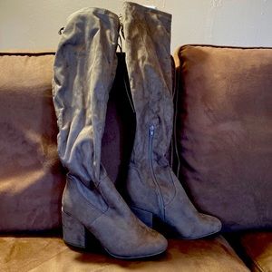 Brown 3” high boots